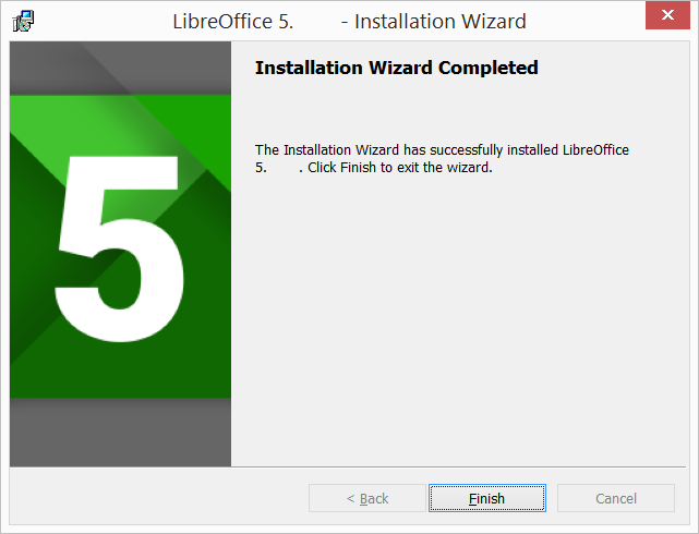 LibreOffice Installation Complete